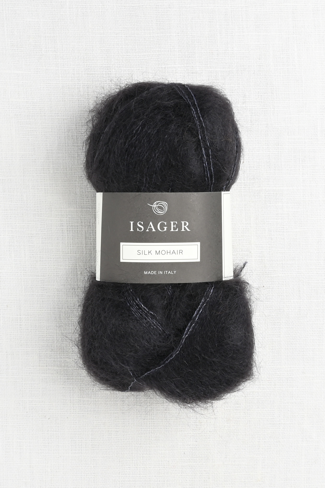 Isager Silk Mohair 30 Black - Wool and Company Fine Yarn