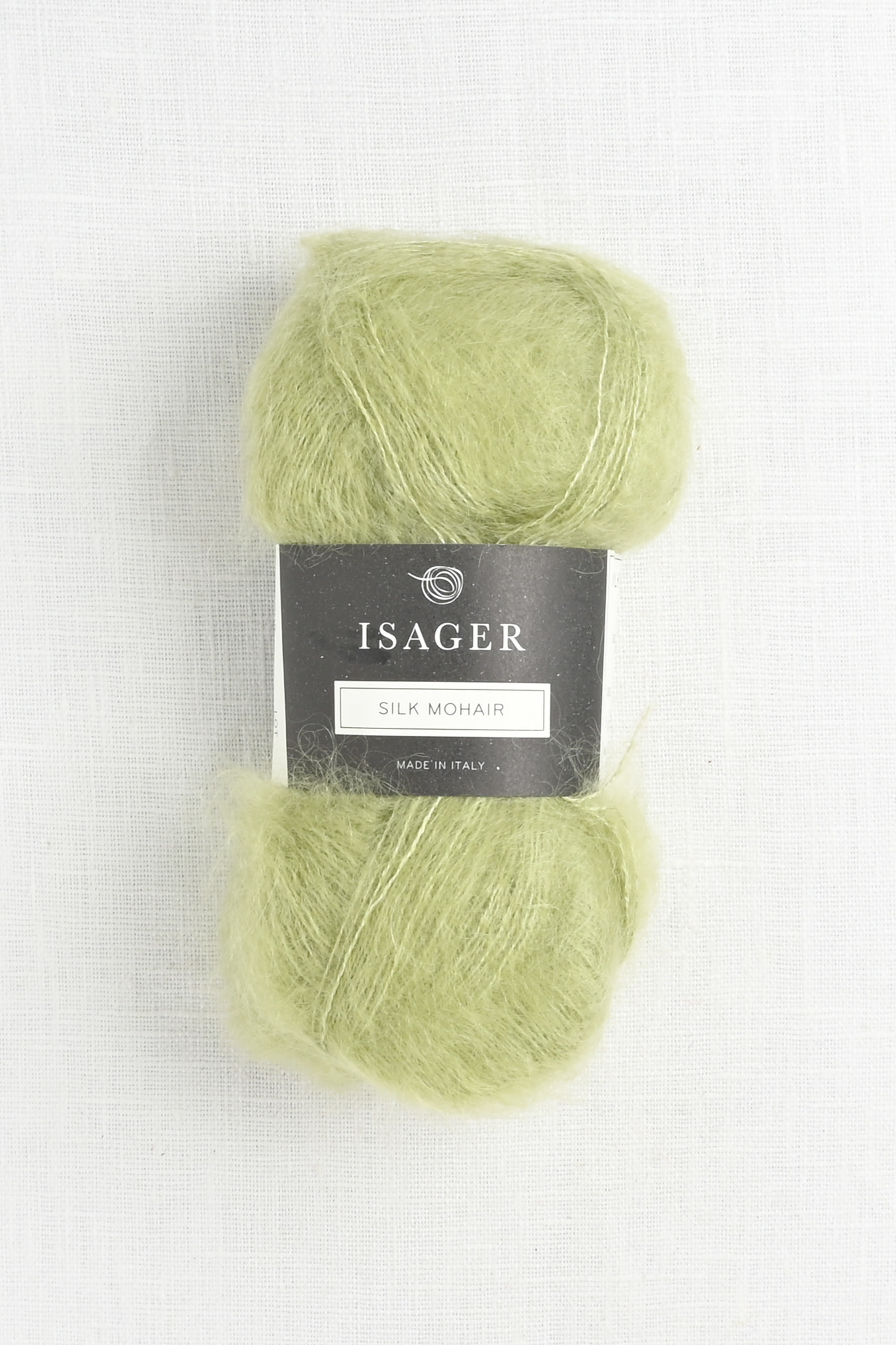 Isager Silk Mohair 57 Lime Wool and Company Fine Yarn