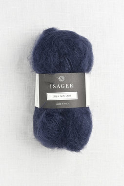 Image of Isager Silk Mohair 100 Navy