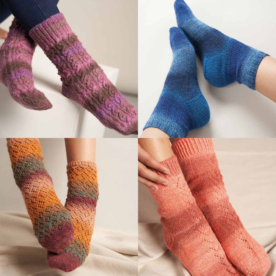 Feature Pattern of the Week - Color Shifting Socks