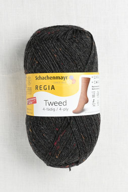 Image of Regia 4-Ply Tweed 98 Anthracite