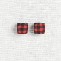 Image of Fox & Pine Stitch Stoppers, Buffalo Plaid Hexagons