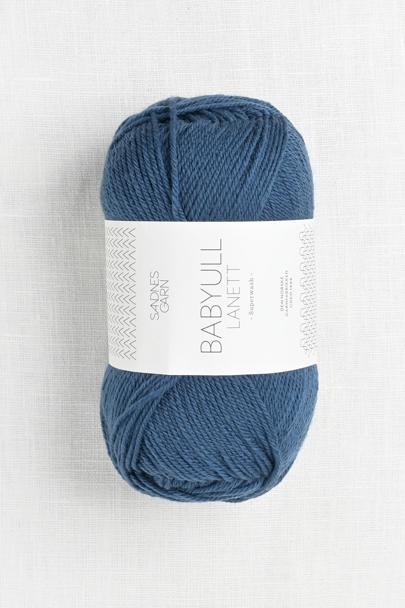 Sandnes Garn Babyull 6062 Dark Blue Wool and Company Fine Yarn
