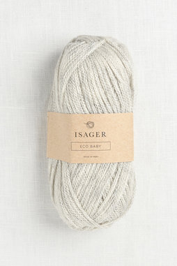 Image of Isager Baby E2S Light Grey Heather Undyed