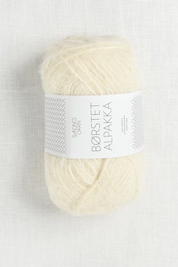 Image of Sandnes Garn Borstet Alpakka 2102 Vanilla (Discontinued)