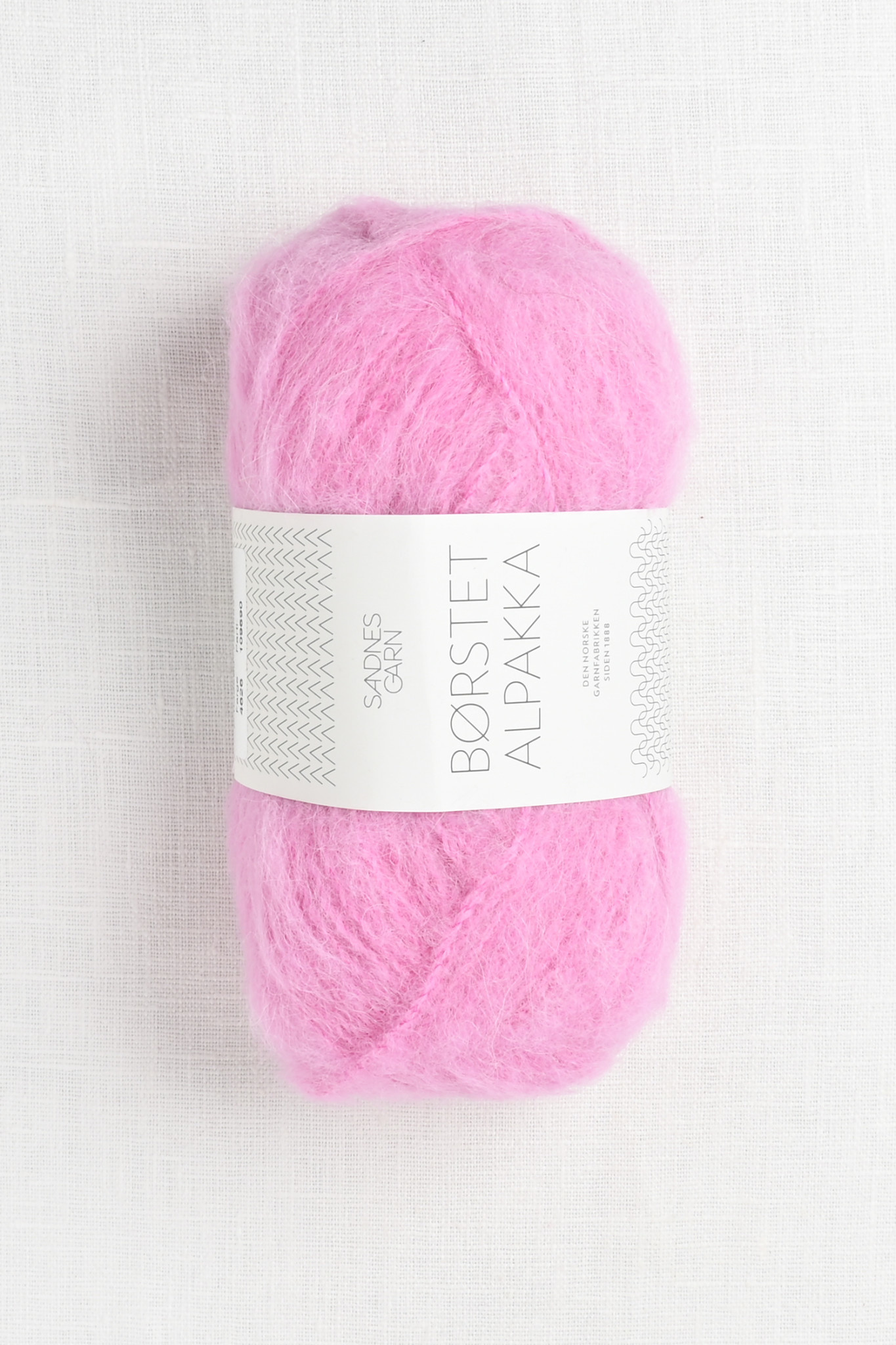 Afdeling ukuelige jul Sandnes Garn Borstet Alpakka 4626 Bubblegum Pink - Wool and Company Fine  Yarn