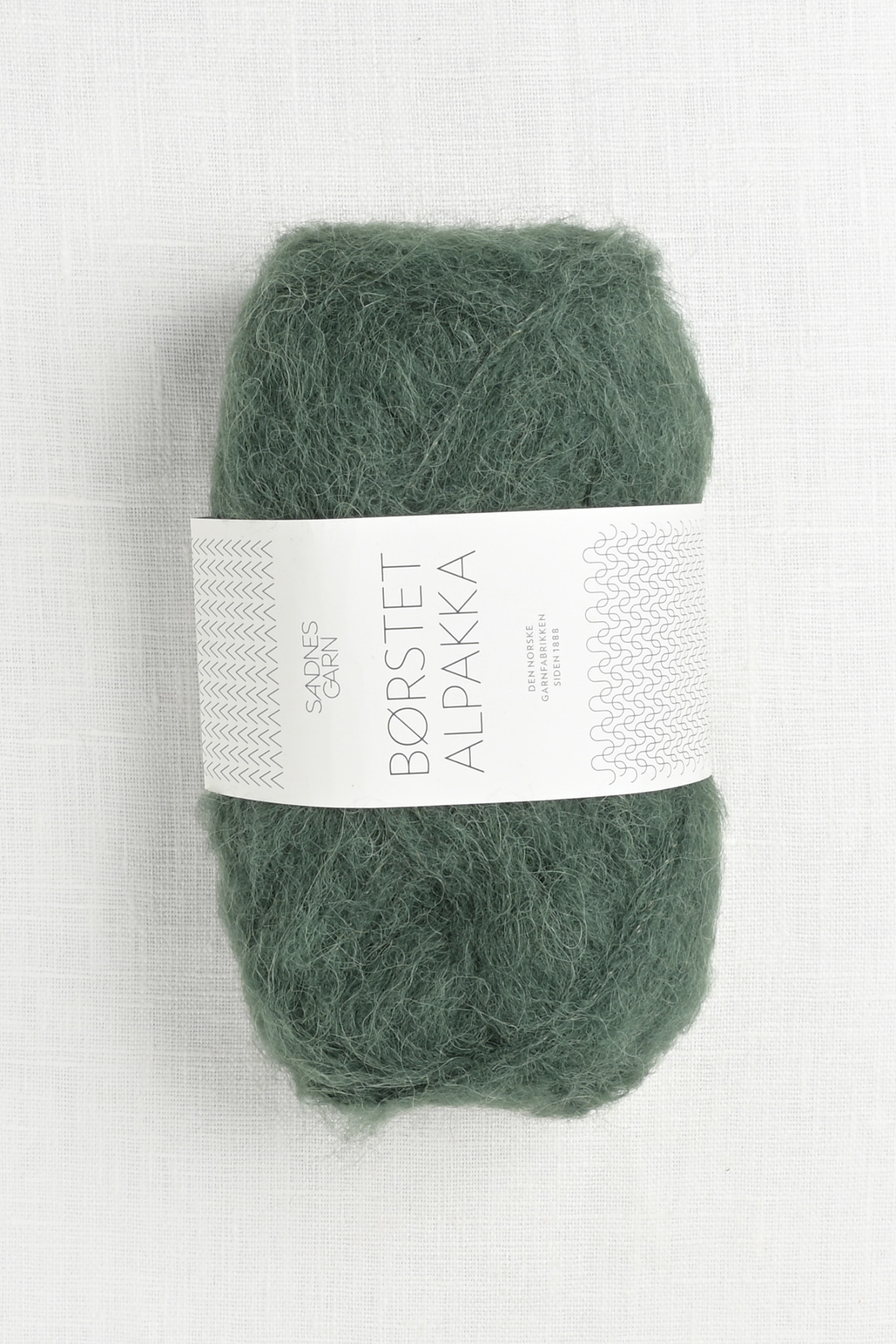 afhængige hastighed bejdsemiddel Sandnes Garn Borstet Alpakka 8581 Deep Forest Green - Wool and Company Fine  Yarn