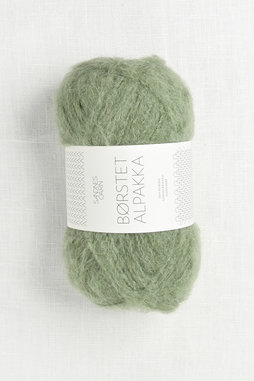 Image of Sandnes Garn Borstet Alpakka 9062 Olive Green (Discontinued)