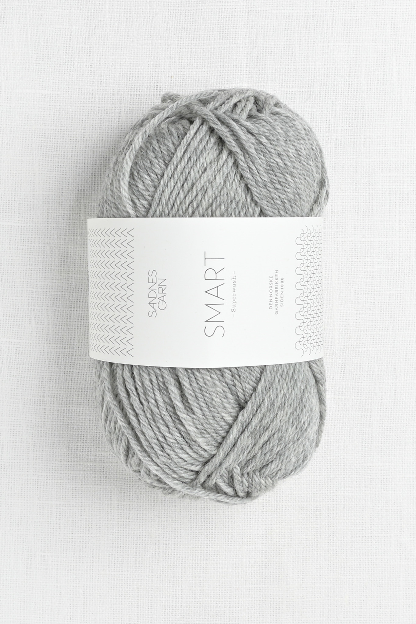 udskille ale svovl Sandnes Garn Smart 1042 Gray Heather - Wool and Company Fine Yarn