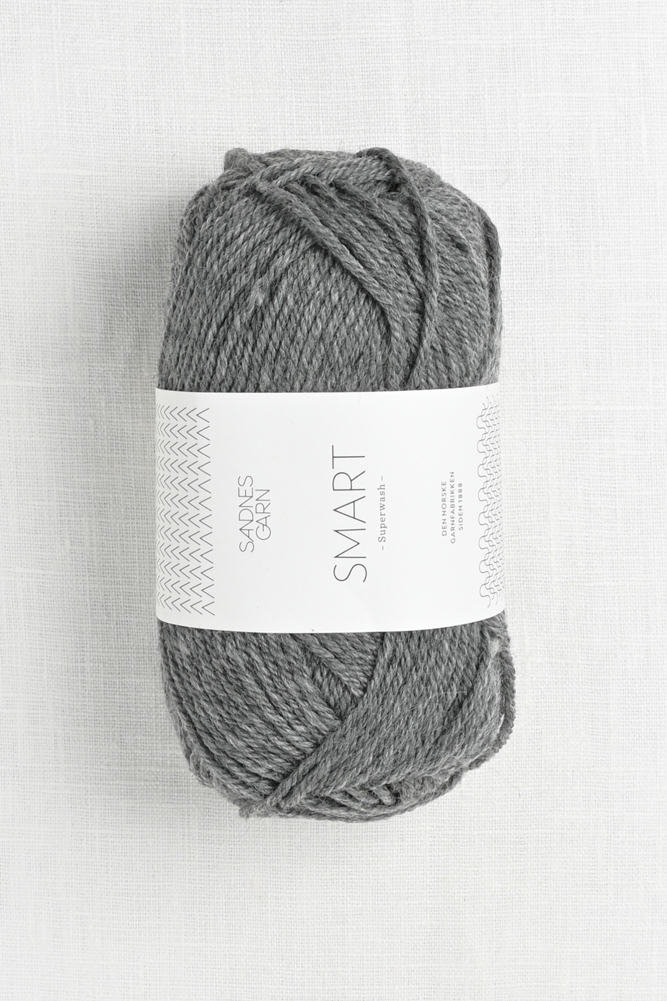 Sandnes Garn Smart 1053 Dark Gray Heather Wool and Company Fine Yarn