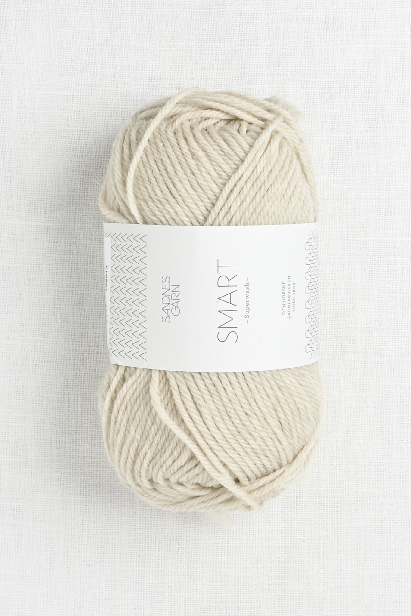 Sandnes Garn Smart 2641 Oatmeal - Wool and Company Fine Yarn