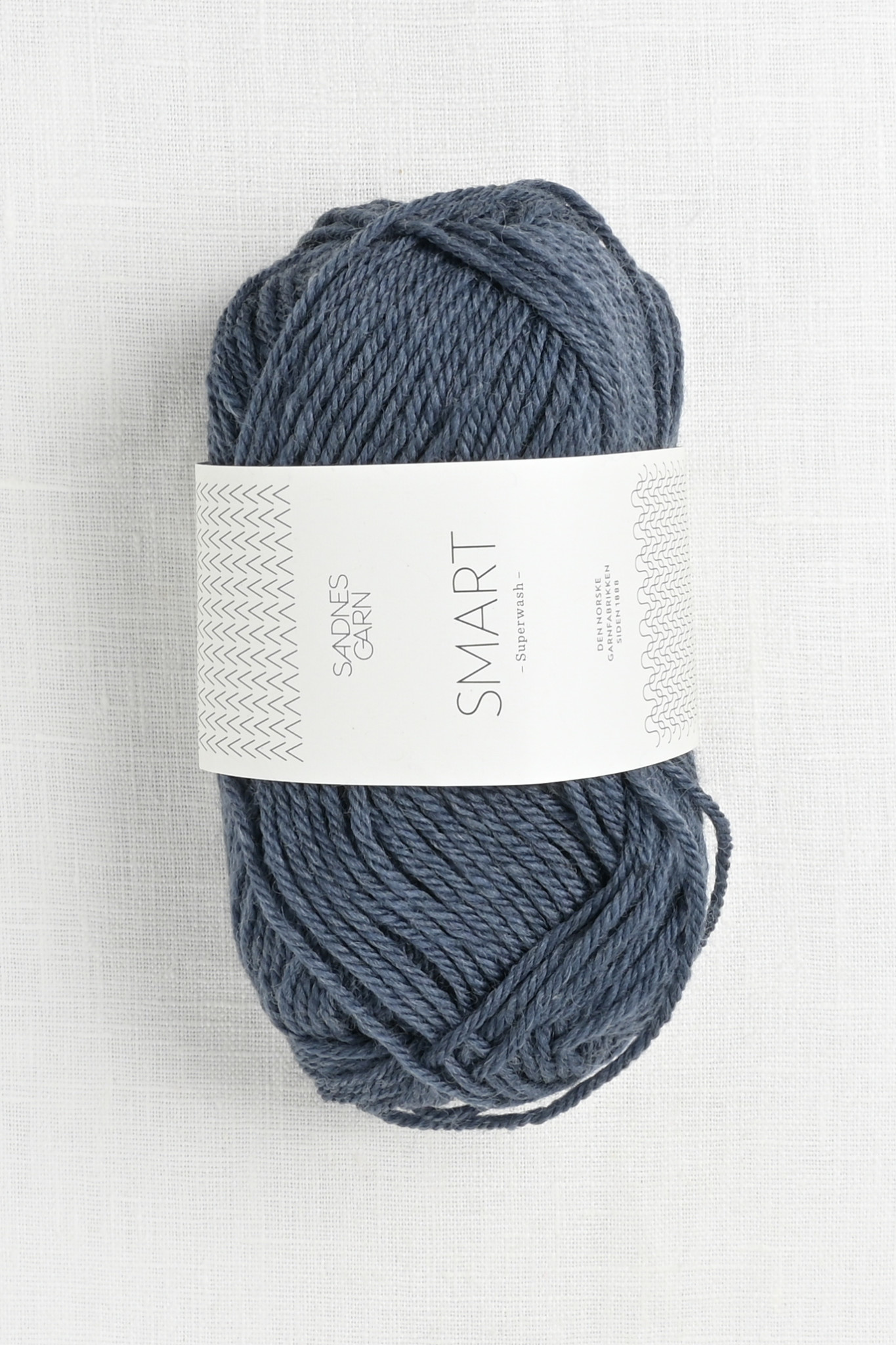 konkurrence Vend tilbage Tilsætningsstof Sandnes Garn Smart 6072 Blue Gray Heather - Wool and Company Fine Yarn