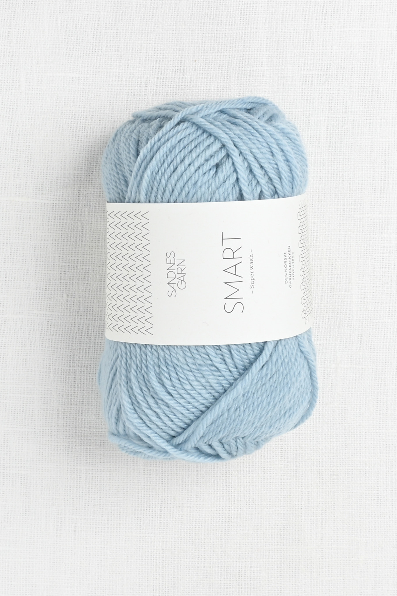 Juster hærge Uretfærdighed Sandnes Garn Smart 6531 Ice Blue - Wool and Company Fine Yarn