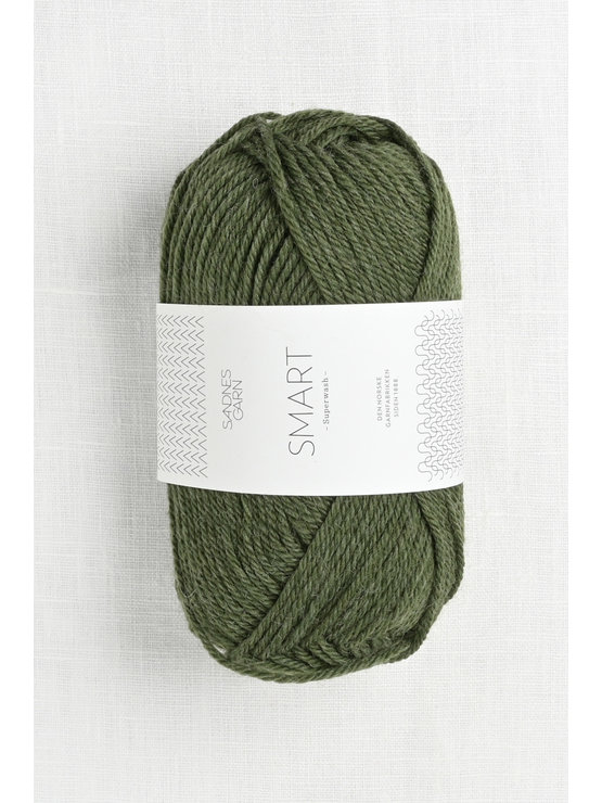 dollar hugge slutpunkt Sandnes Garn Smart 9572 Dark Green Heather - Wool and Company Fine Yarn