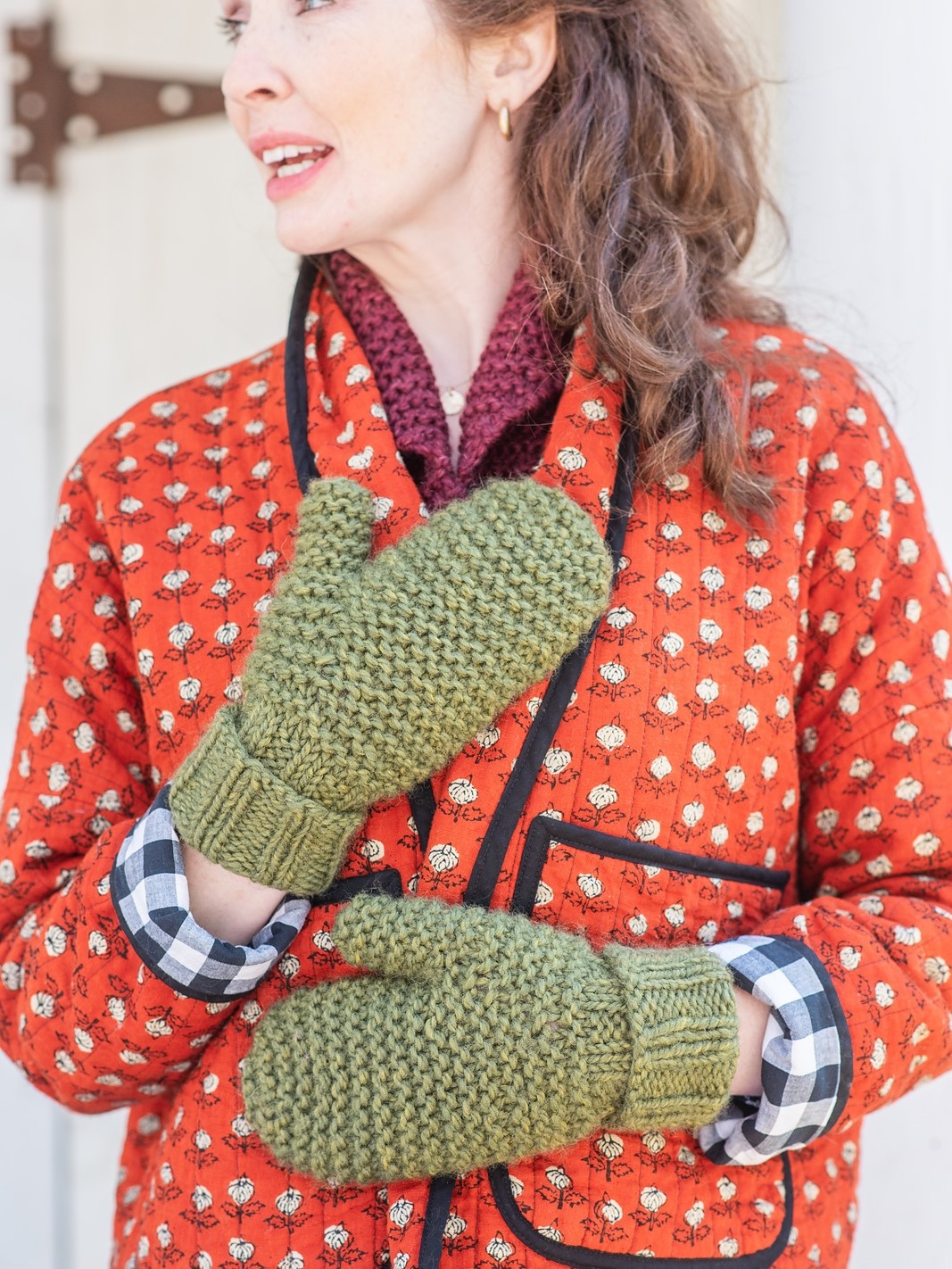 Neala Mittens Wool and Company Fine Yarn