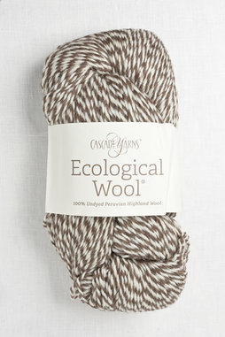 Image of Cascade Ecological Wool 9021 Ecru Chocolate Twist