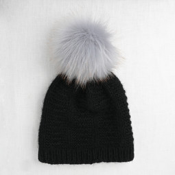 Image of Rowan Faux Fur Pom Pom 9 Blue