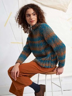Image of PTO-043_10 Chalet Pullover by LANGYARNS SWITZERLAND