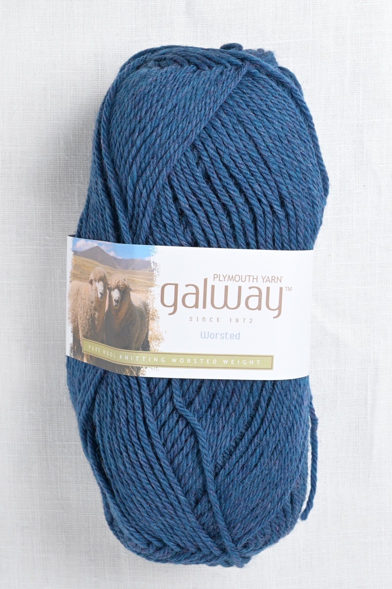 Plymouth Galway Worsted 706 Oceandrift Heather Wool and Company Fine Yarn