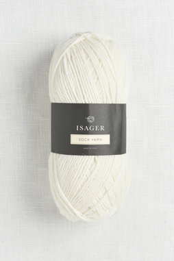 Image of Isager Sock Yarn 0 Cream 50g