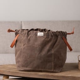 Image of Magner Knitty Gritty Biggy Project Bag Dark Oak