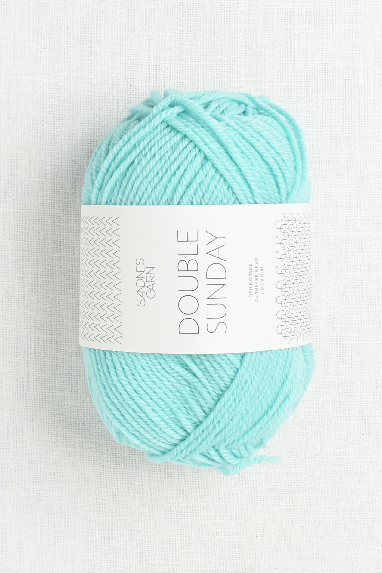 Opdater toilet Hovedkvarter Sandnes Garn Double Sunday 7213 Blue Turquoise - Wool and Company Fine Yarn