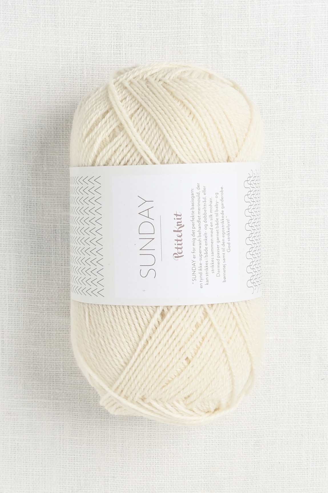 schweizisk Kontinent forfriskende Sandnes Garn Sunday 1012 Whipped Cream - Wool and Company Fine Yarn