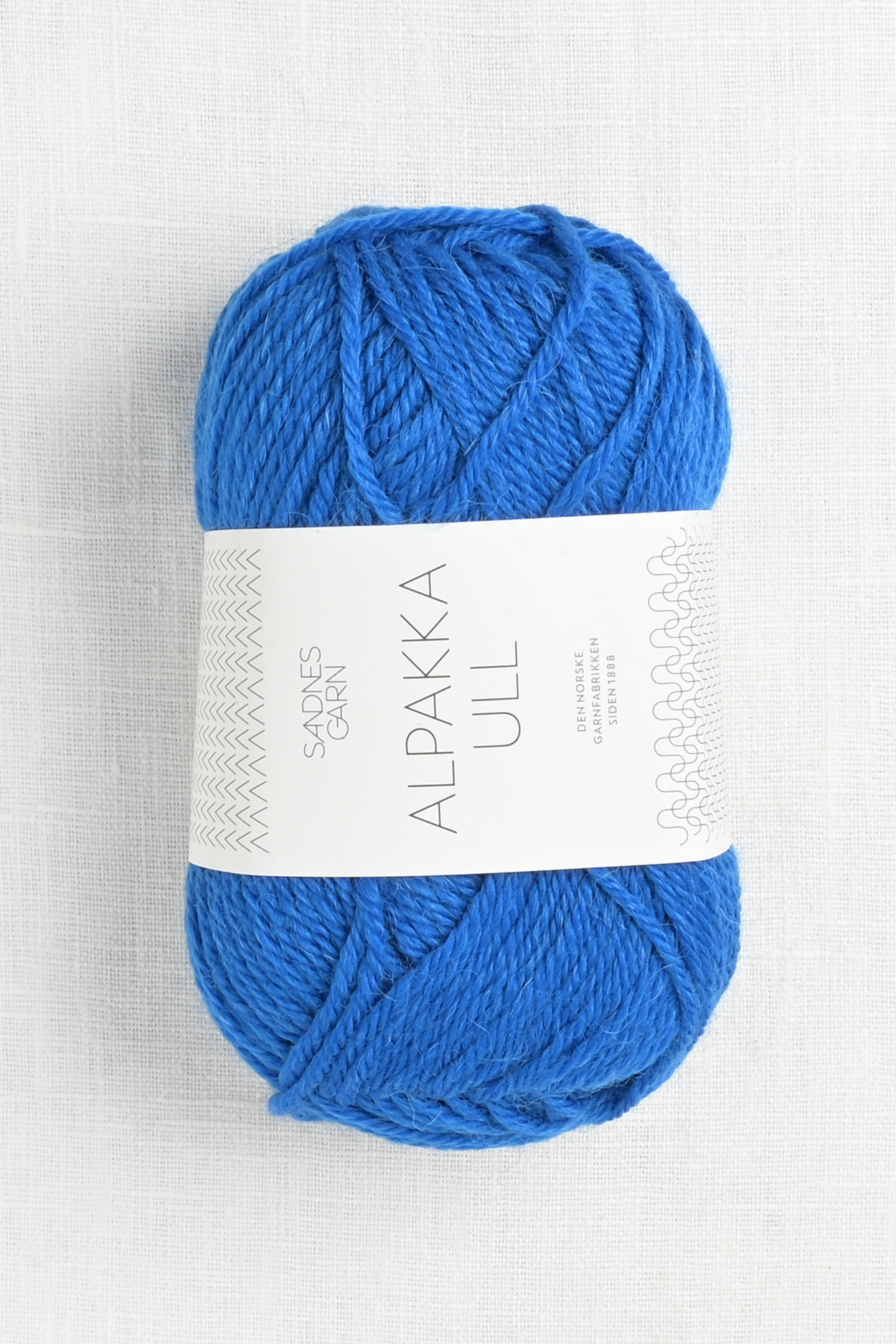 Garn Alpakka Ull 6046 Jolly Blue - Wool Fine Yarn