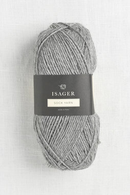 Image of Isager Sock Yarn 41 Grey Heather 50g