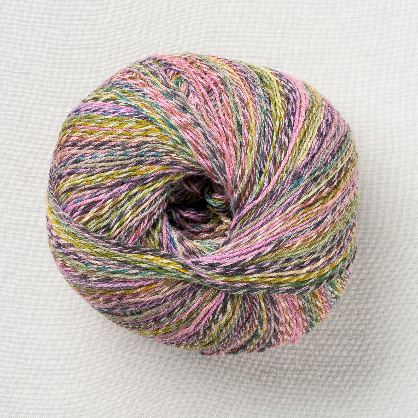 Wooladdicts Footprints 2 Rose Green Wool and Company Fine Yarn