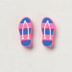 Image of Fox & Pine Stitch Stoppers, Pink Flip Flops
