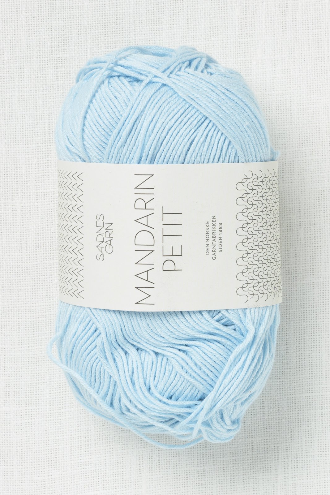 Garn Mandarin 5930 Light Blue - Wool and Company Fine