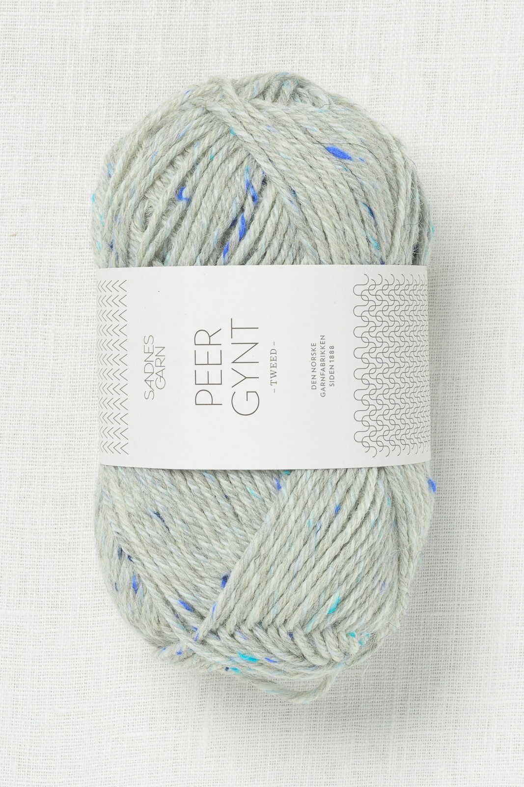 Sandnes Garn Peer Gynt 1502 Light Heather Blue Tweed - Wool and Company Yarn