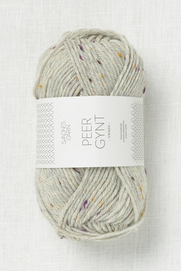 Image of Sandnes Garn Peer Gynt 1035 Gray Heather Falling Leaves Tweed