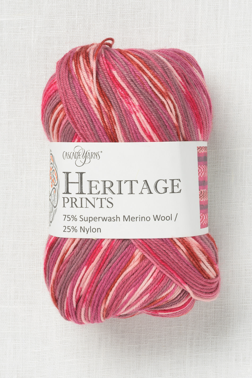 Cascade Heritage Prints 149 Reds - Wool and Company Fine Yarn