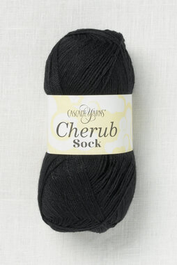 Image of Cascade Cherub Sock 40 Black