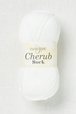 Image of Cascade Cherub Sock 01 White
