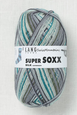 Image of Lang Yarns Super Soxx Silk 412 Titlis