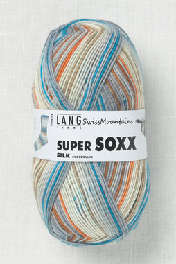 Image of Lang Yarns Super Soxx Silk 411 Rothorn