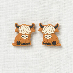 Image of Fox & Pine Stitch Stoppers, Highland Cow