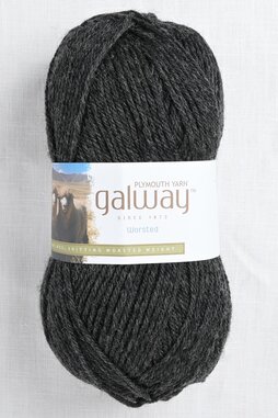 Image of Plymouth Galway Worsted 704 Dark Grey Heather