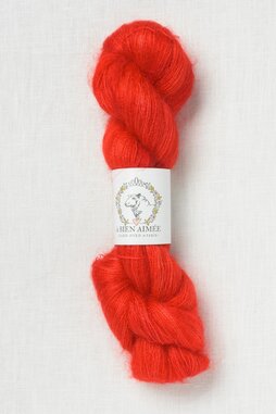 Image of La Bien Aimee Mohair Silk Coquelicot