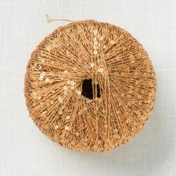 Image of Lang Yarns Paillettes 28 Salmon Gold