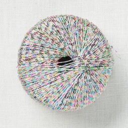 Image of Lang Yarns Paillettes 101 White Colorful
