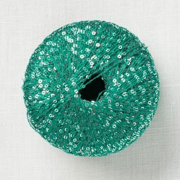 Image of Lang Yarns Paillettes 18 Pine Green Silver