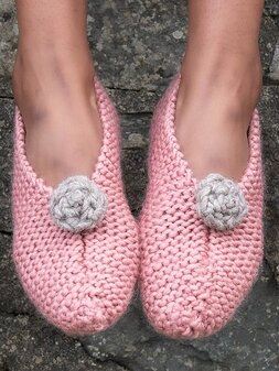 Image of Flushed Feet Slippers by Kate Atherley