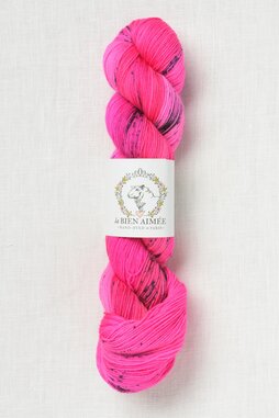 Image of La Bien Aimee Merino Super Sock Pinku Graffiti