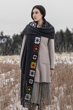 Image of Blue Sky Fibers Brooklyn Crochet Wrap Kit (Limited Edition)