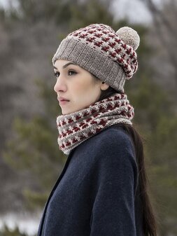 Image of Ishpeming Hat & Cowl by Martha Wissing