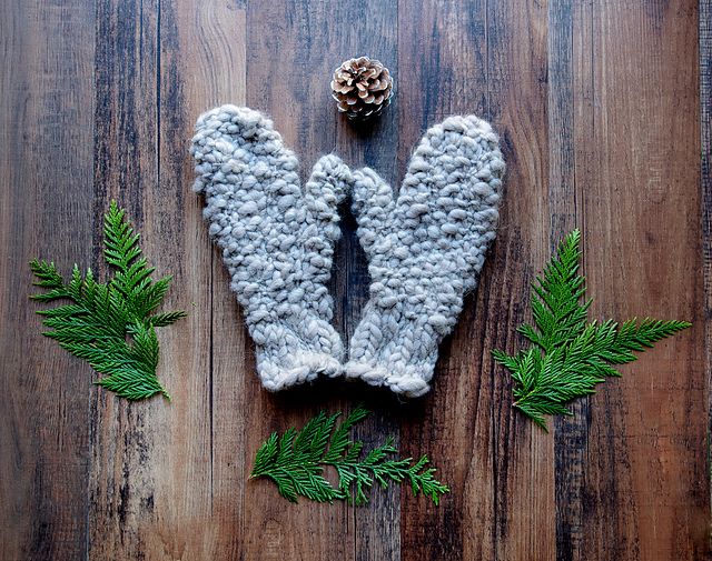 Wool & Co. Feature Pattern of the Week - Tree Hugger Mittens